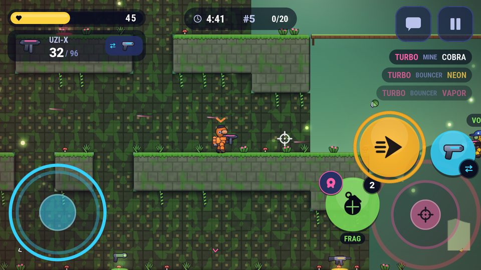Battleia gameplay in Jungle Temple: soldiers fighting between mossy temple steps and jungle trees
